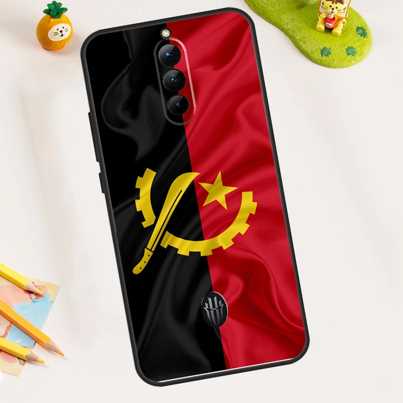 Angola flag Case For ZTE Nubia Red Magic 10 Air 5G 6R 6 7 6S 7S Pro 8S 9S 10S 8 9 10 11 Pro Plus Cover - view 5