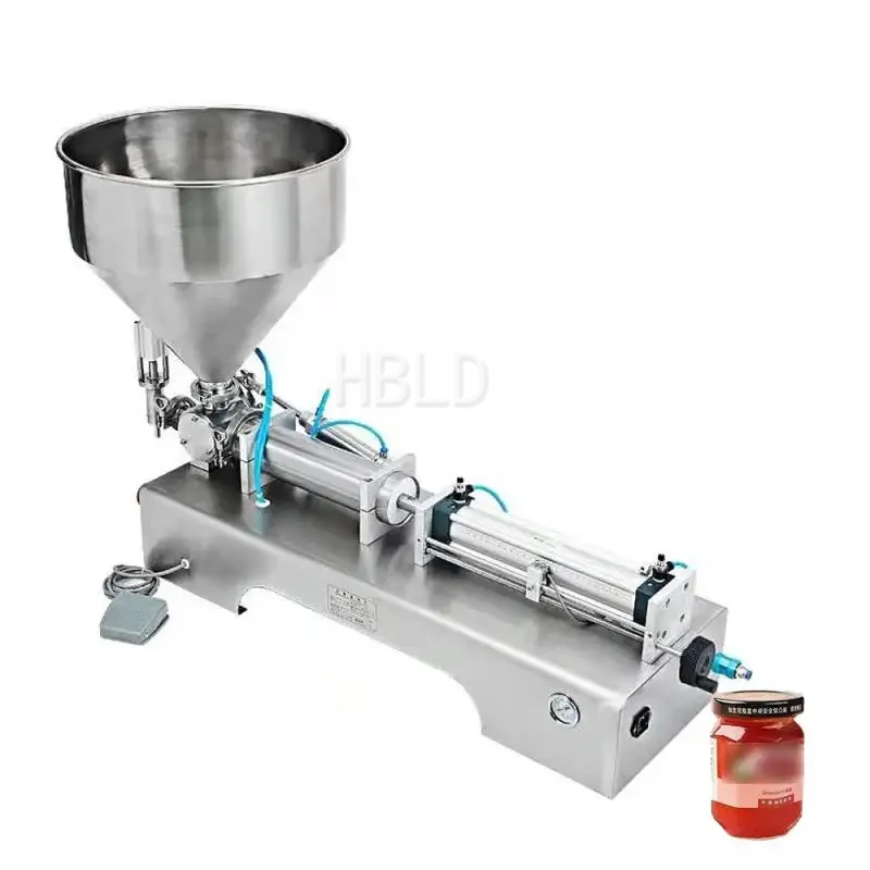 Hot Selling Semi-Automatic Ginger Garlic Sauce Filling Machine High Viscosity Paste Filling Machine