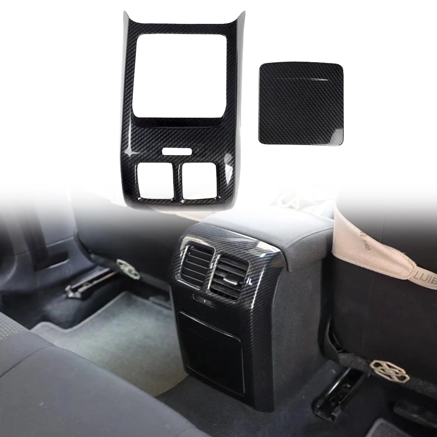 Per VW Volkswagen Golf 6 MK6 2008-2012 accessori interni uscita aria condizionata posteriore coperchio sfiato Trim ABS