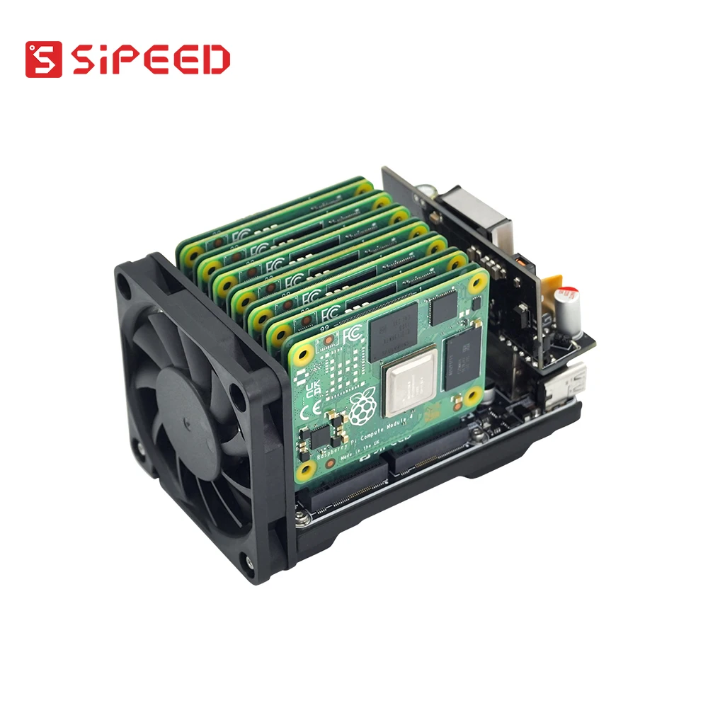 Sipeed NanoCluster 7x CM4/CM5 Nodes Mini Server for Kubernetes K3S Edge AI Homelab Raspberry Pi Cluster