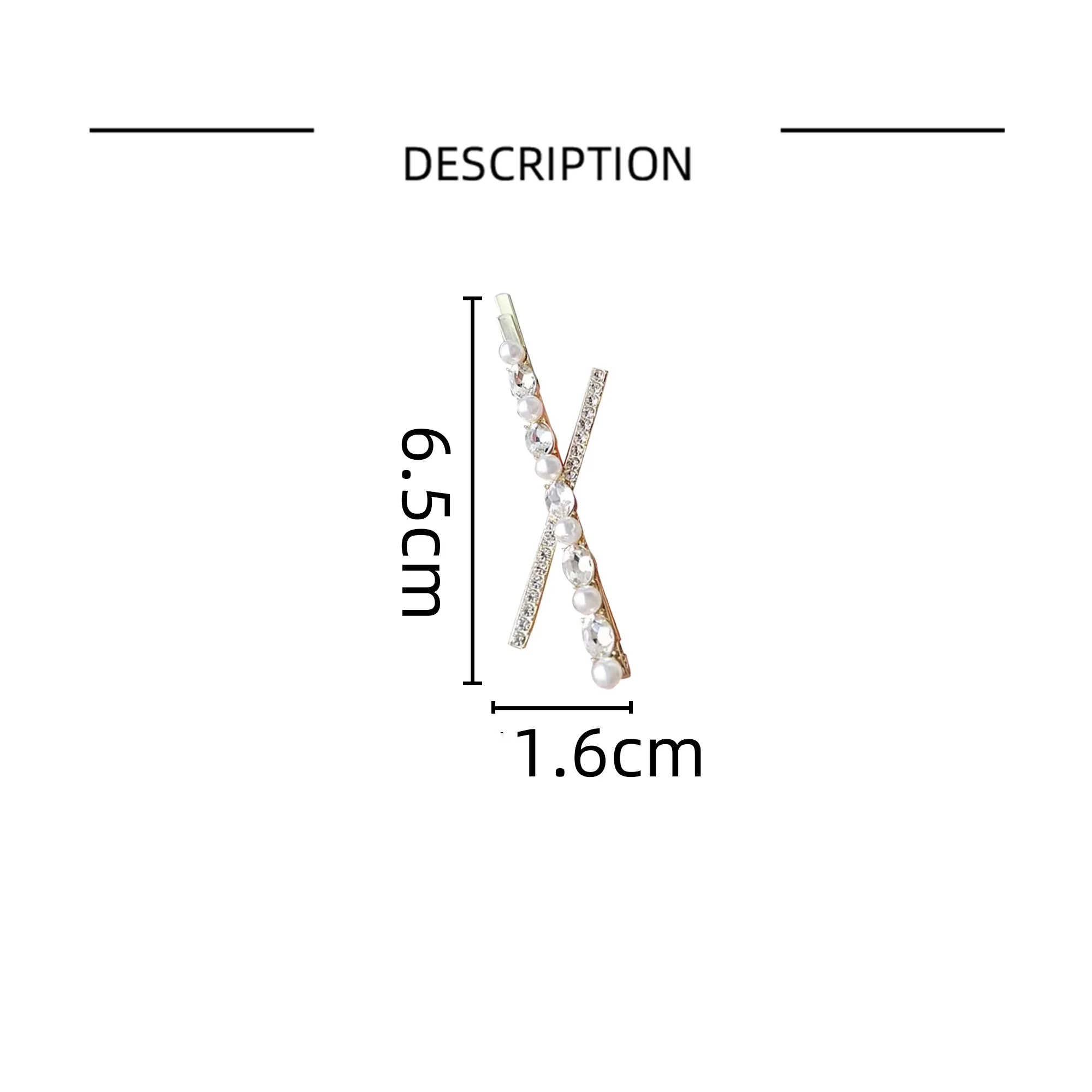 Fermagli per capelli in metallo perlato fermaglio per capelli da donna forcine per capelli in cristallo per ragazze fermaglio per capelli elegante Hariband Bobby Pin accessori per capelli