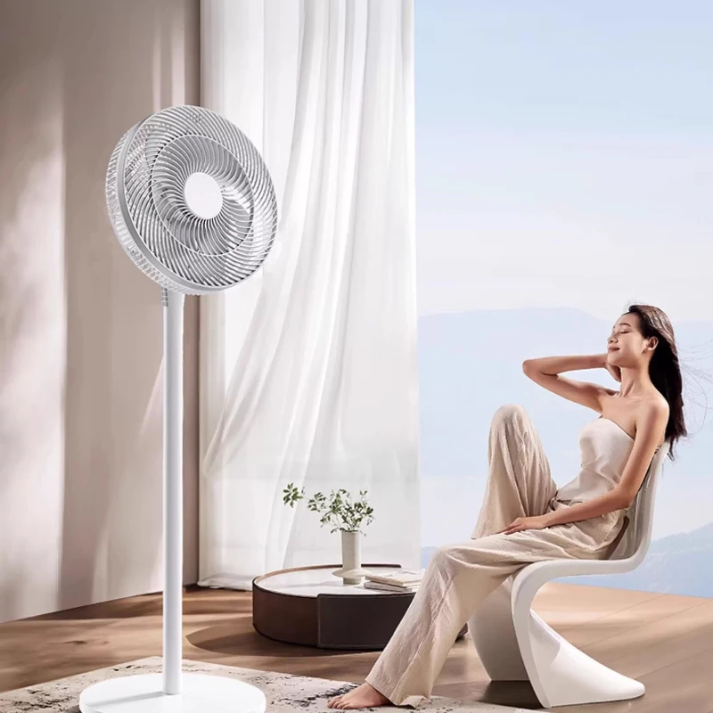 

7-Blade Ultra-Quiet Floor/Table Dual Fan 3 Speeds Gentle Breeze Energy Saving Oscillating Fan for Bedroom/Aerospace Blade Design