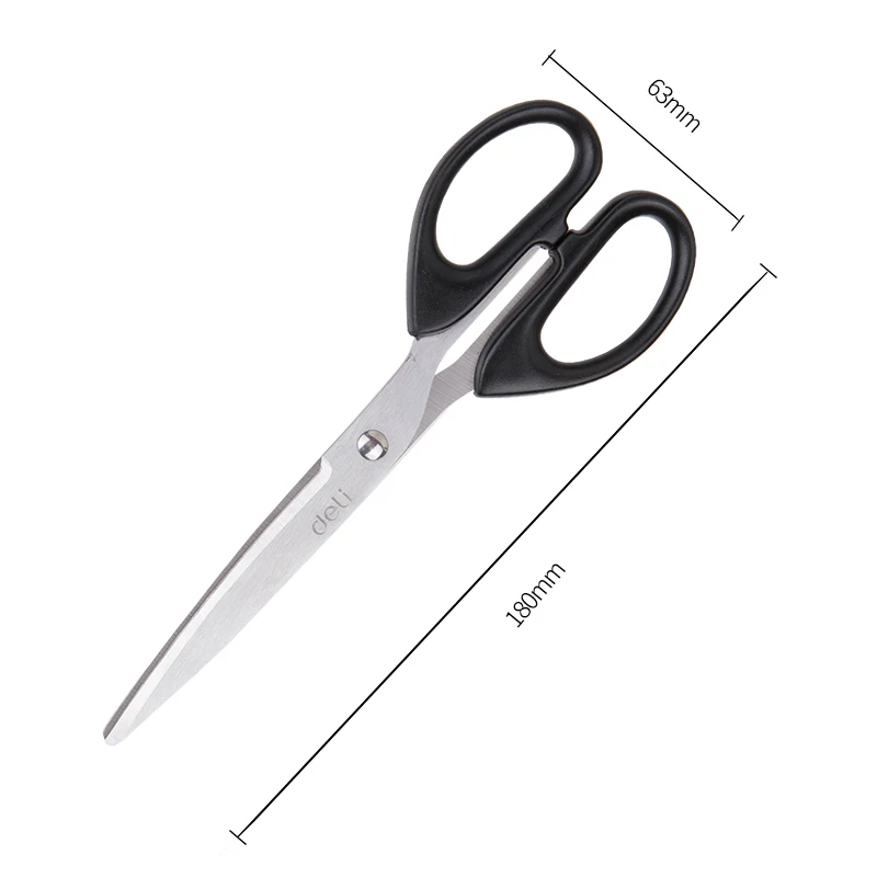 Deli 6009 Cuttings tijeras Convenient Student Manual Stainless Steel Art Round Head Household Tailor Scissors Office Supplies