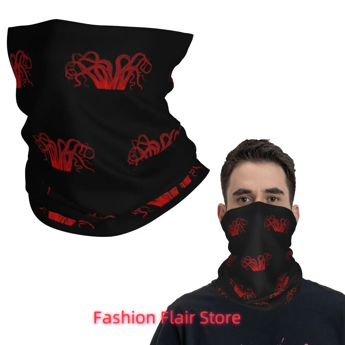 Tentacles Bandana Copricollo Sciarpa per il viso stampata Passamontagna caldo per uomo donna adulto traspirante
