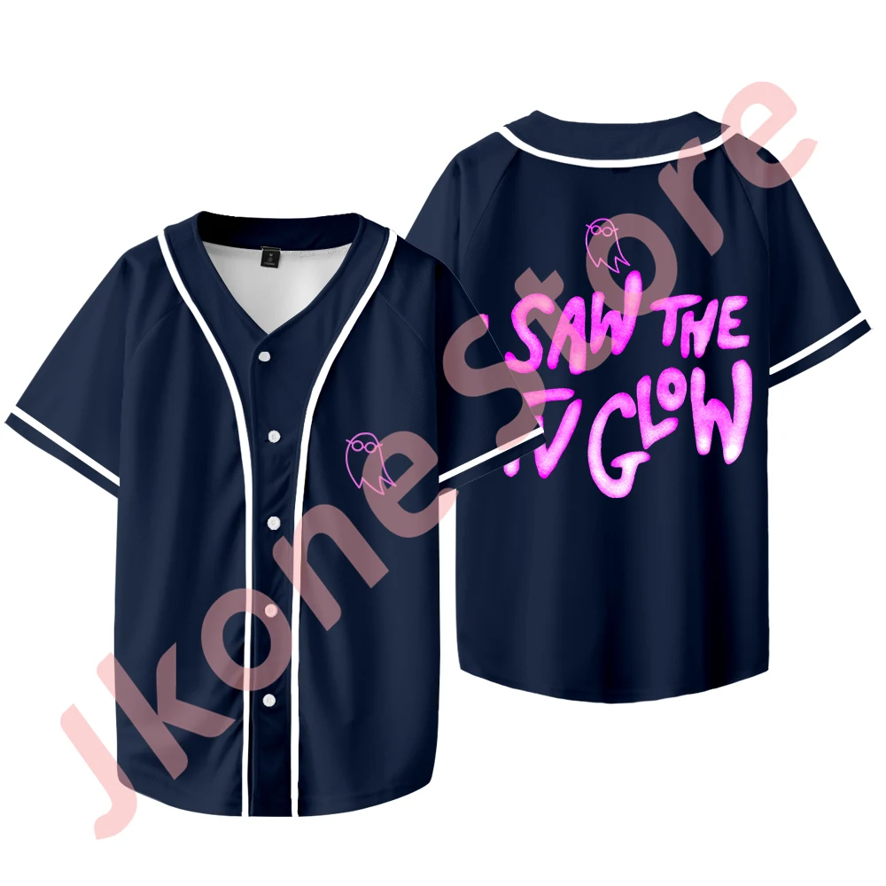 I Saw the TV Glow Ghost Logo Merch Baseball Jacket Summer Women Men Fashion Casual Short Sleeve Tee