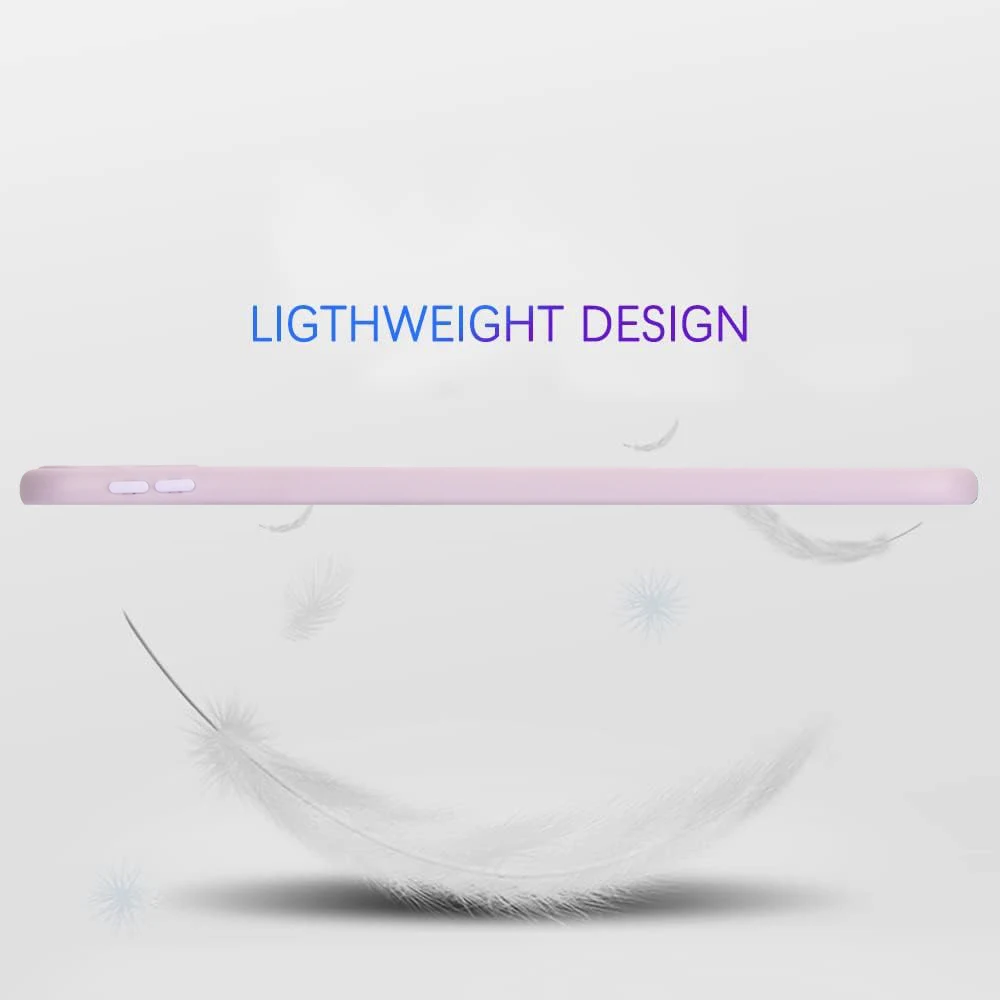 Voor iPad Case 10.2 10.5 10.9 11 inch 7e 8e 9e 10e Generatie Air 3 4 5 Pro Mini 6 Tablet Case Dunne Zachte Siliconen Cover