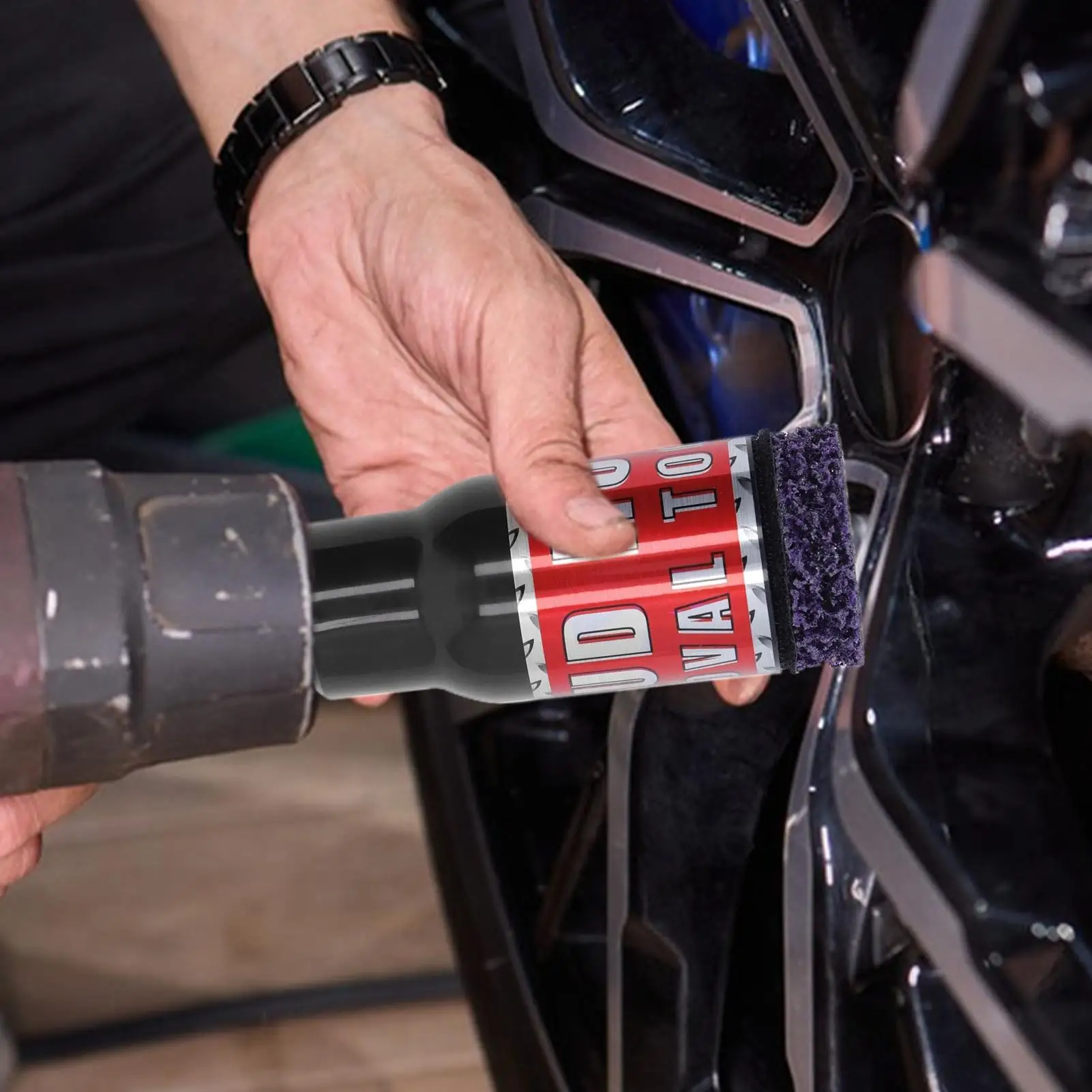 Hub Cleaner Wheel Stud Rust Removal Tool Bolts Screws for Wrenches Lug Studs Rotors Bearing Resurfacing Repair Restoration Rust