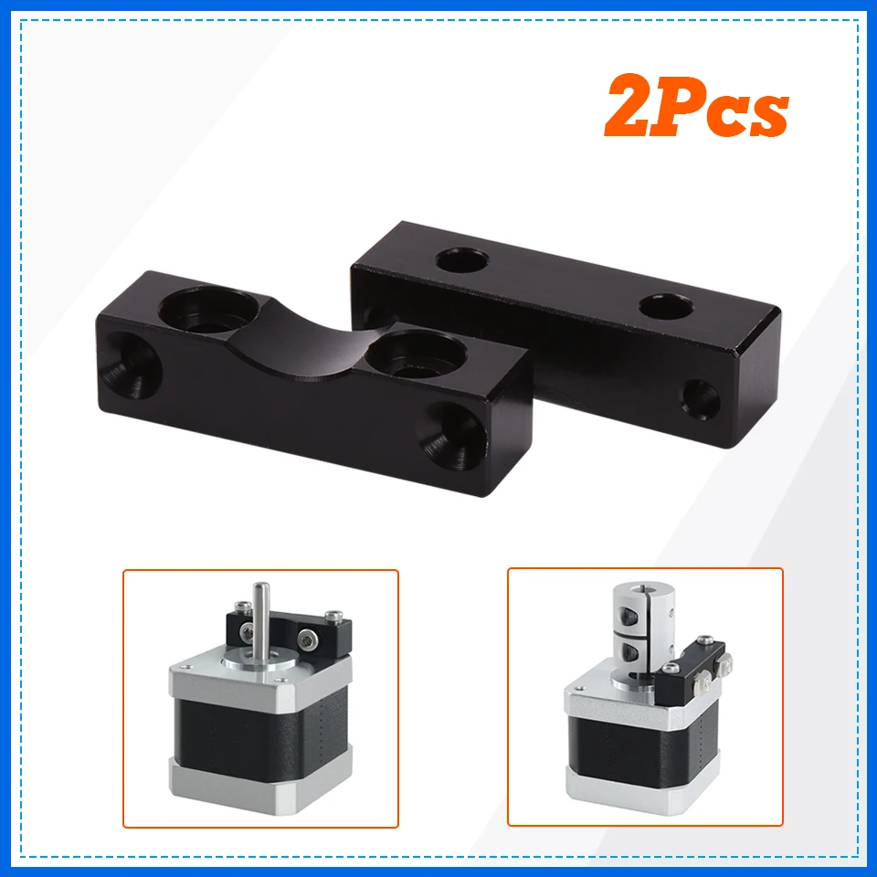 

2pcs 3D Printer Parts Two Phase black 42-34 RepRap For 42mm Stepper Motor For i3 Printer Ender 3 CR10 Pro Z-Axis 3D