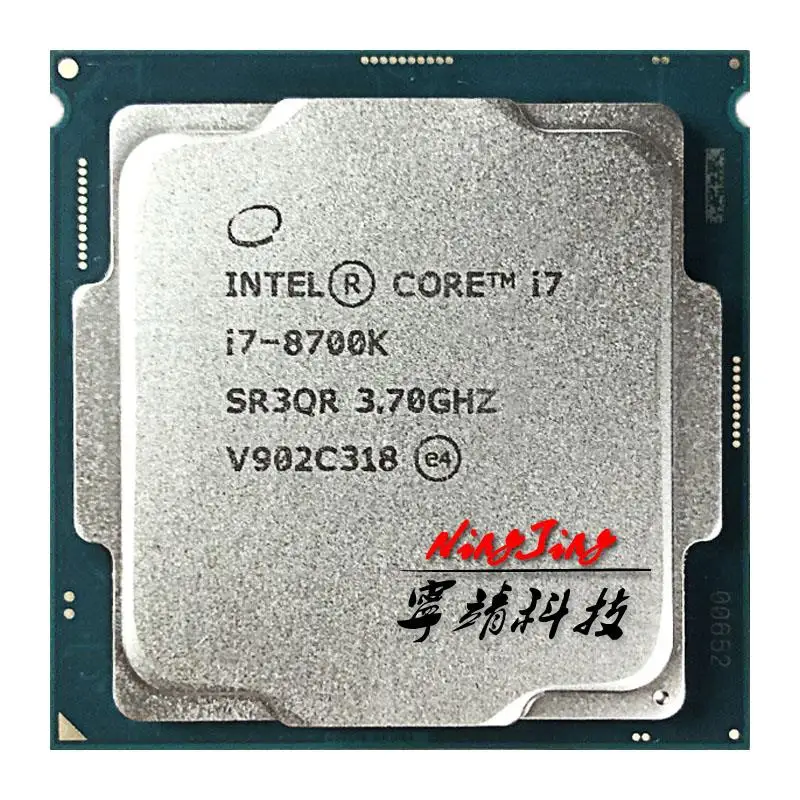 Top Intel Core i7-8700K i7 8700K 3.7 GHz Six-Core Twelve-Thread CPU Processor 12M 95W LGA 1151