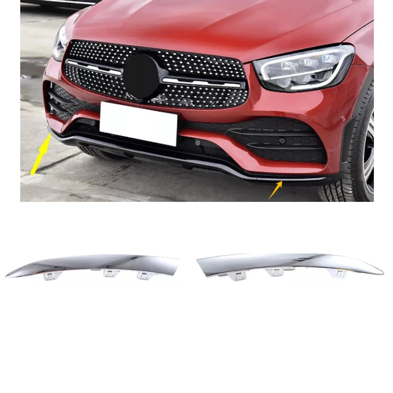 

For 2019-2022 Mercedes-Benz GLC W253 Front Bar Plating Trim 2538851804 2538852104