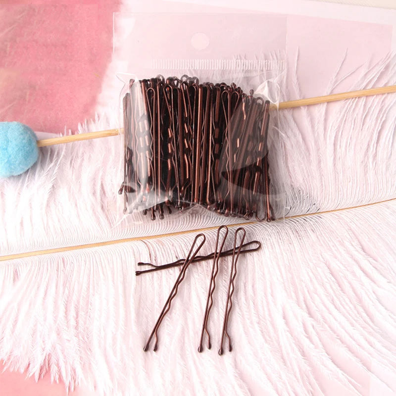 50Pcs/lot wave surface Hair Clip Lady Hair Clips Curly Wavy Grips Hairstyle Hairpins Women Bobby Pins Hair Accessories For Women