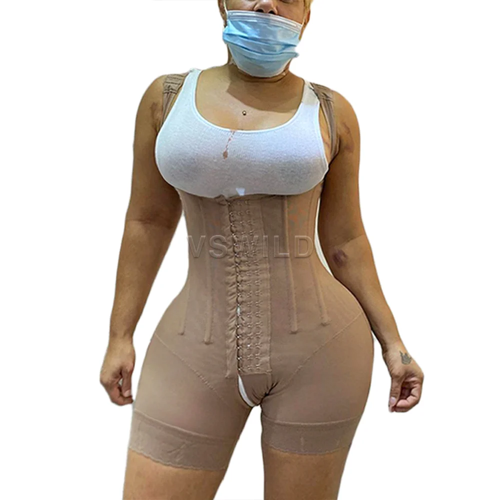 

Large Size One-Piece Hip-Lifting Buttocks, Abdomen And Hip Corset Seamless Body Shaping Underwear Seamless Suspender Jumpsu