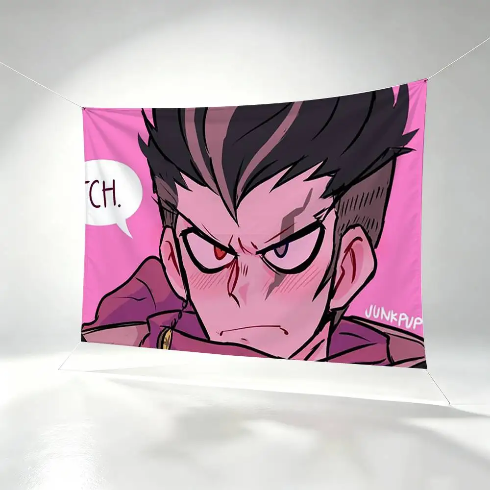 G-Gundham Tanaka Danganronpa 2 Flags Wall Hanging Background Art Banner for Bedroom Home Outdoor Decor 2
