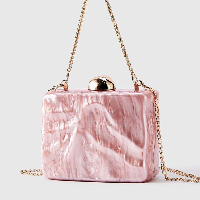 

Новая женская акриловая сумка-клатч на цепочке для вечеринок и свадеб, через плечо