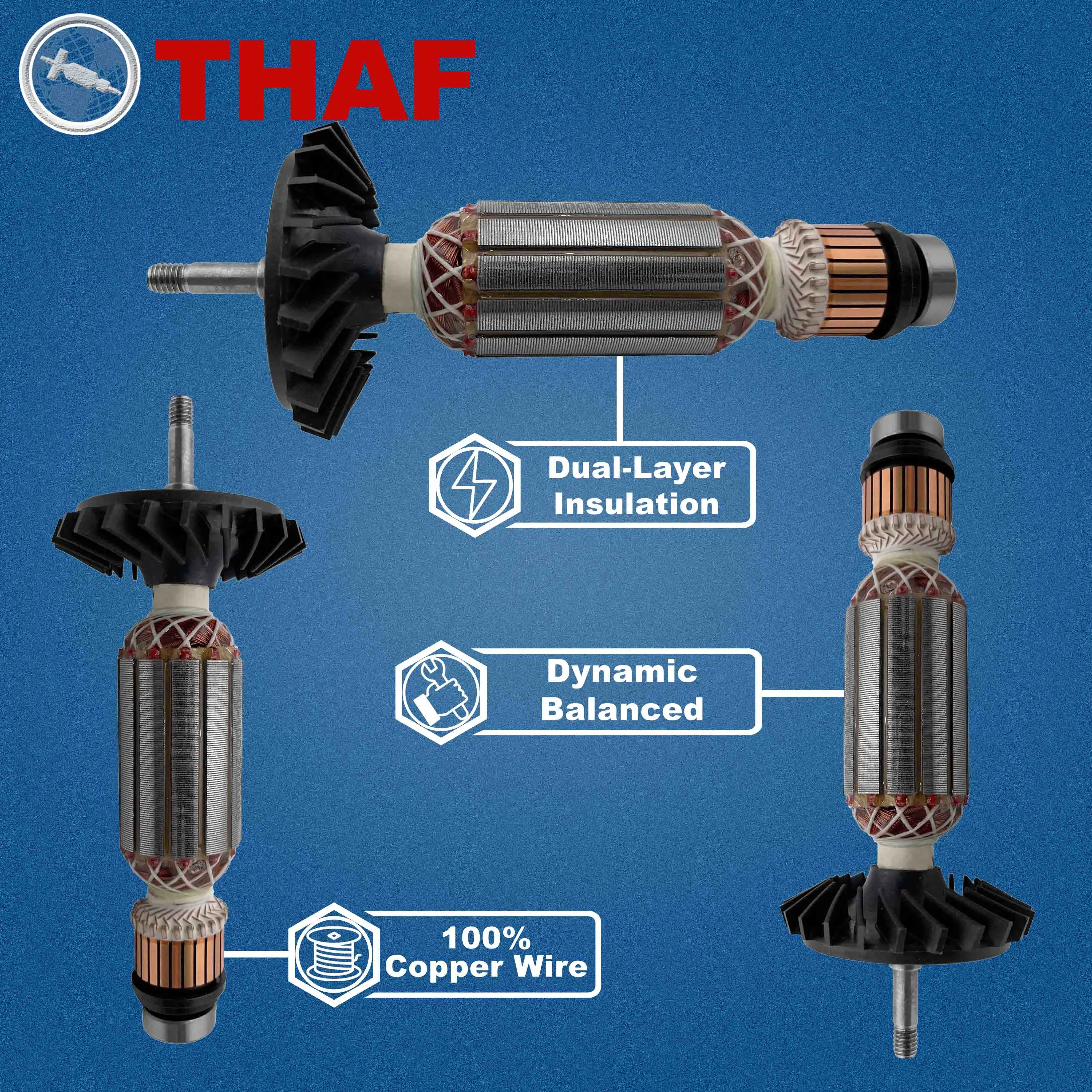 AC220V-240V Induzido substituição de BOSCH Combi Rebarbadora GWS 750-100 GWS 750-125 GWS750-100 GWS750-115 GWS750-125