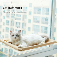 Pet Cat Hammock Hanging Cat Bed Bearing 20Kg Comfortable Cat Sunny Window Seat Mount Kitten Climbing Frame Pet Accessories 