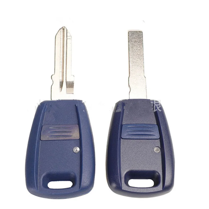 

10 шт., 1 кнопка, корпус дистанционного ключа автомобиля для Fiat Punto Bravo Doblo Palio Albea Seicento Stilo SIP22 GT15R, необрезанное лезвие