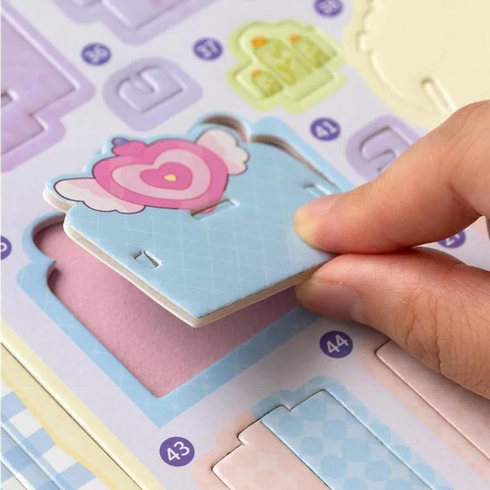 Puzzle 3D giocattoli per bambini fatti a mano fai da te assemblaggio giocattoli casa camera negozi modello cartone giocattolo