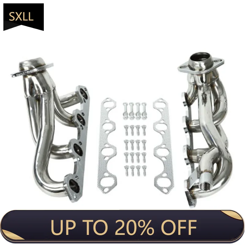 

SXLL Stainless Steel Exhaust Manifold Header for 87-96F150/F250/5.8l V8 Engines