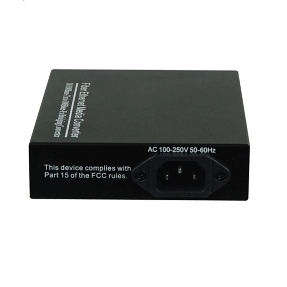 Fctel Mini Type Ethernet Over Fiber Converter 20 กม. 40 กม. 60 กม. 80 กม. 100M FE Optical Fiber Media Converter FCMB-F1