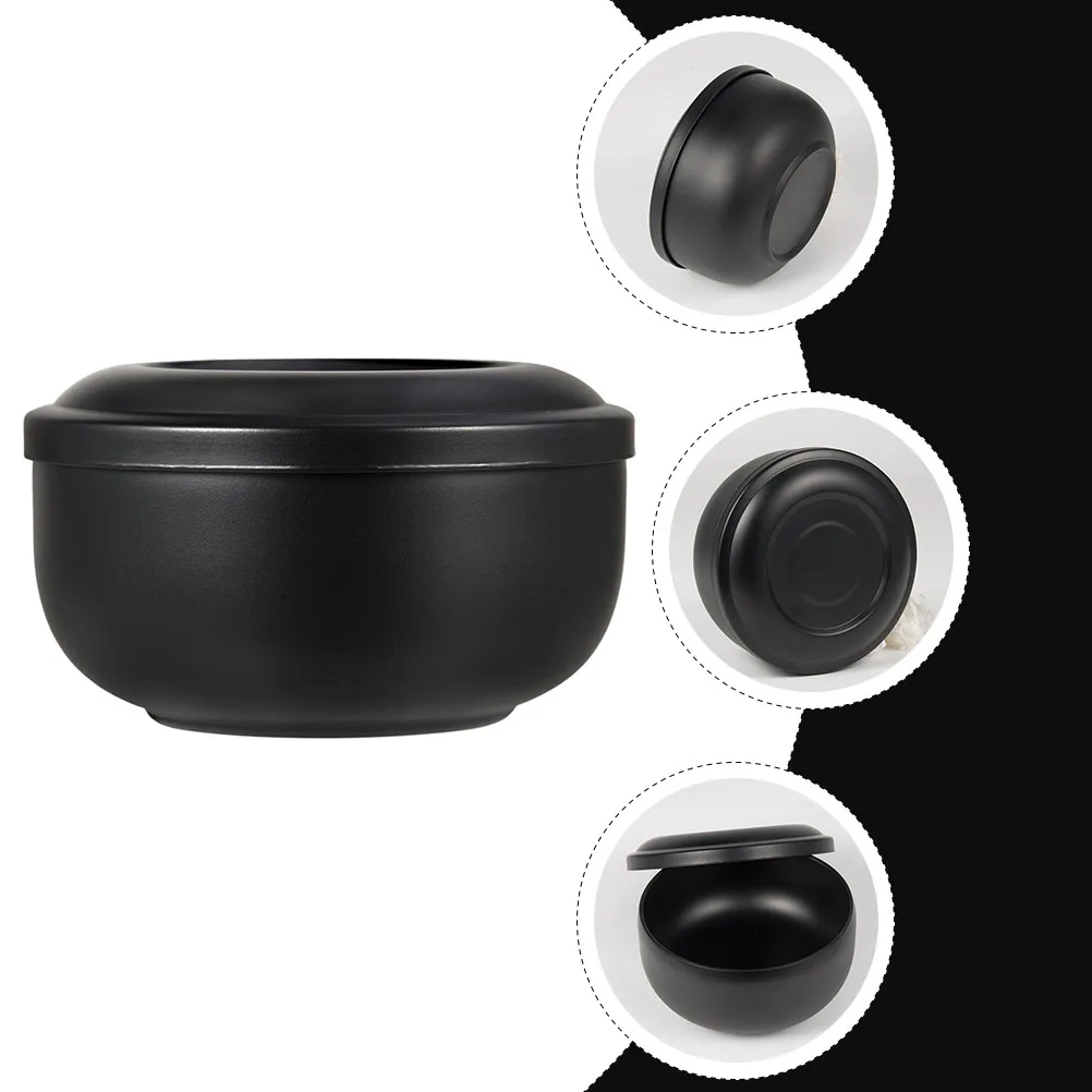 1 قطعة وعاء الحلاقة الحلاق الفولاذ المقاوم للصدأ فقاعة السلطانية للحلاقة الصابون السلس إنهاء الثقيلة رغوة الحاويات الرجال يوميا