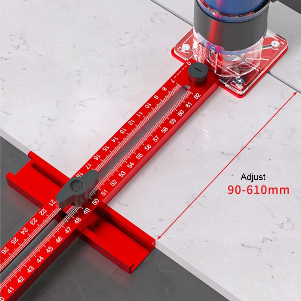 

Router Milling Groove Bracket Woodworking Cutting Milling Wooden Board Cutting Edge Trimming Positioning Slotting Auxiliary Tool