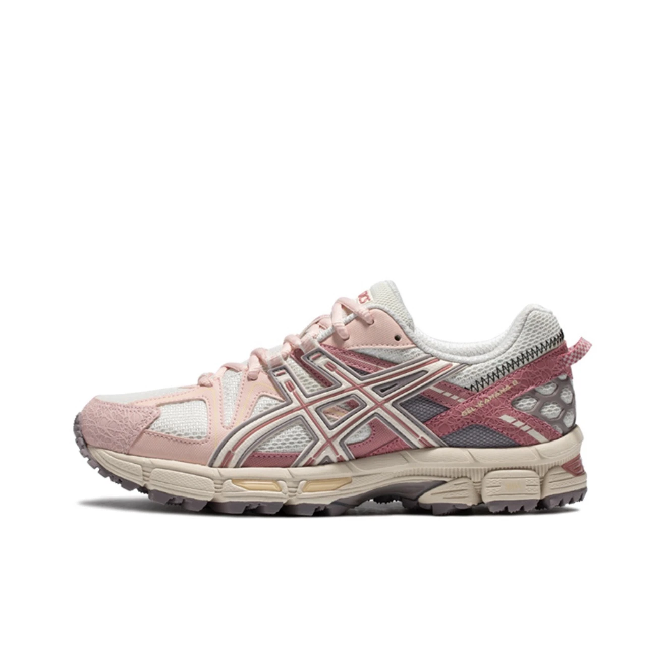 Asics-kahana8 tênis de corrida feminino, tênis com almofada, respirável, cor rosa, original