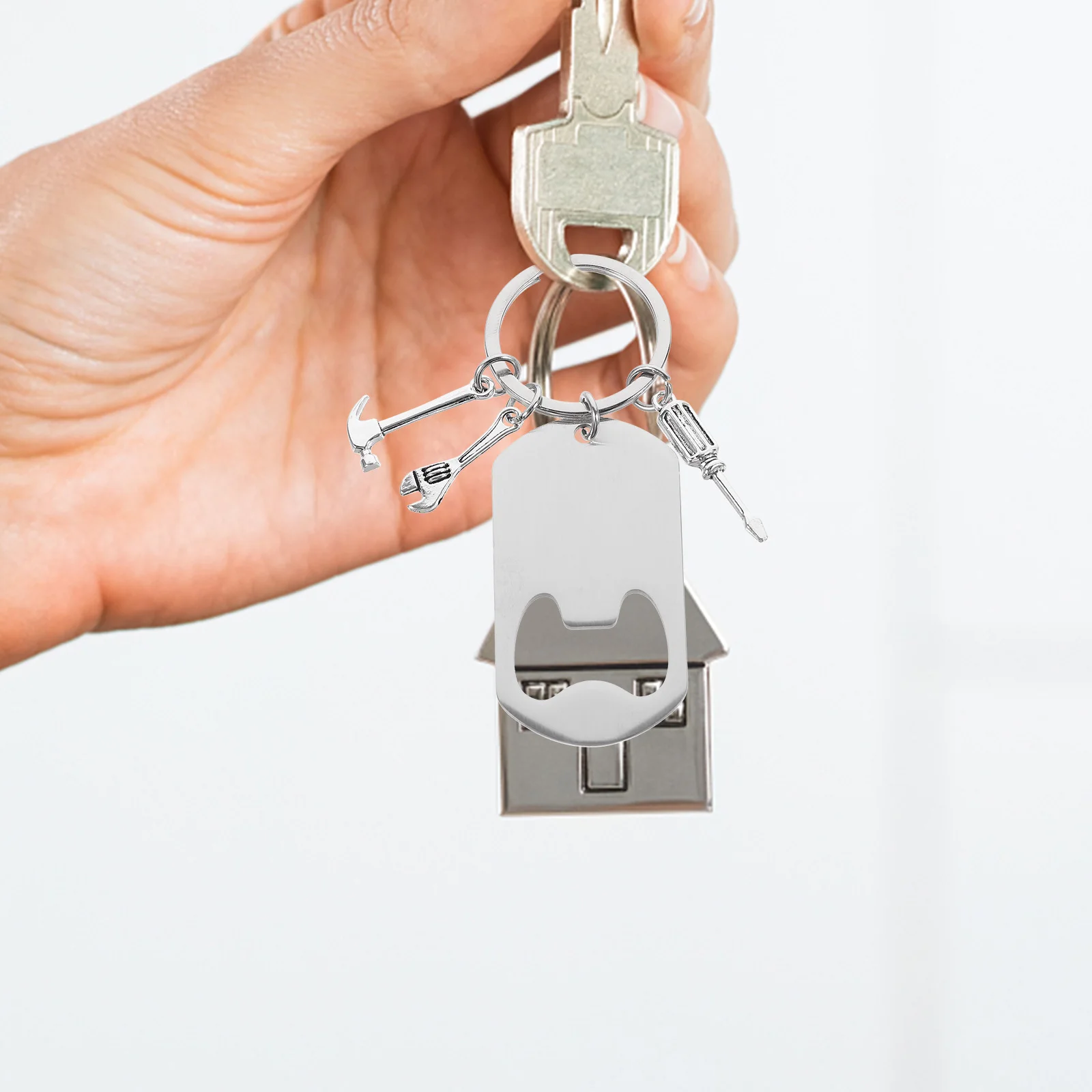 

Beer Party Home Kitchen Use Bottle Openers Keychain Bottle Keychain Creative Key Chains Beer Opener Soda Can Opener Tool Gift