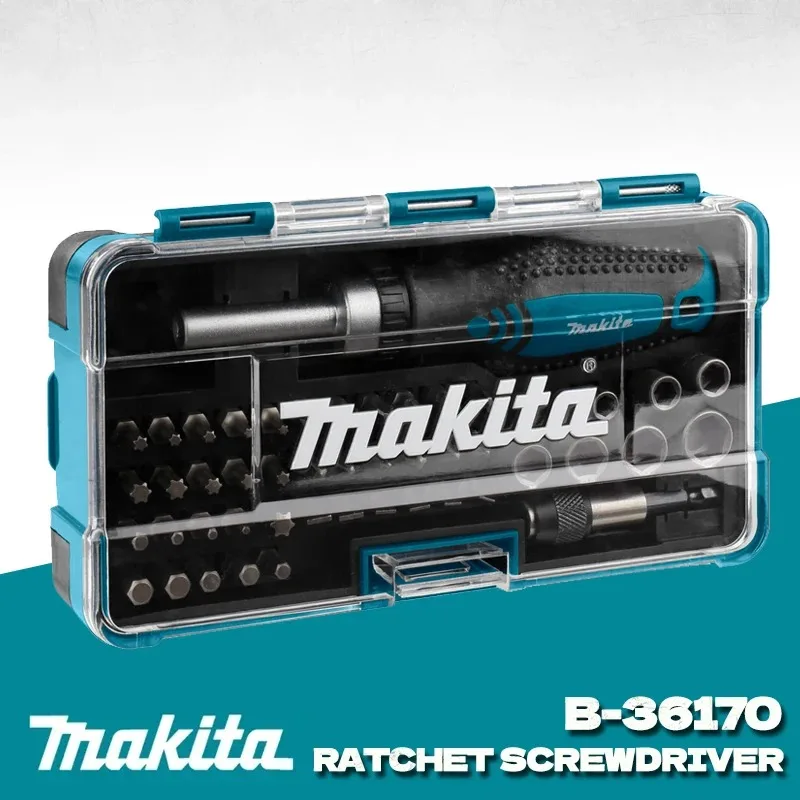 MAKITA B-36170 Ratchet Screwdriver Hand Tools Bits for Precision Wrench Set Repair Multi-tool Hexagon Drone Torx Ratchet Socket