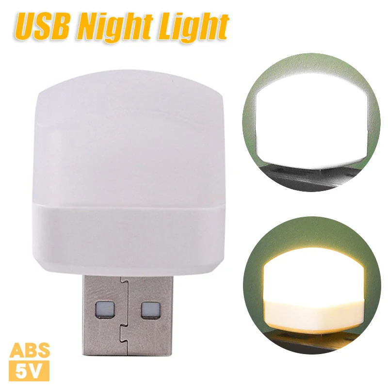 

Мини-ночник с USB-разъемом, светодиодный светильник для чтения с защитой глаз, маленький светильник для компьютера и мобильного телефона с зарядкой, светильник щение
