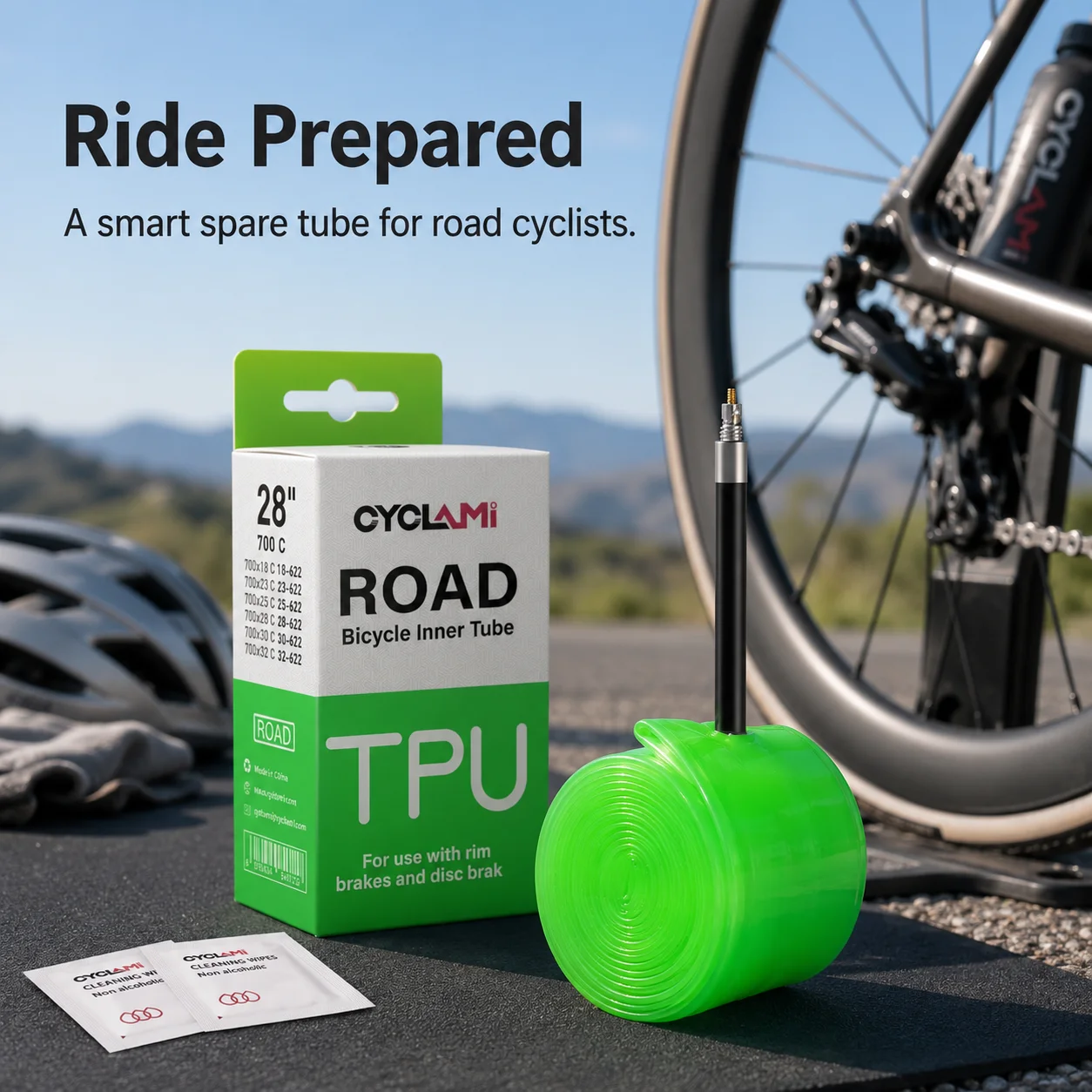 Inner Tube 700C - CYCLAMI Camera d'aria per bicicletta in