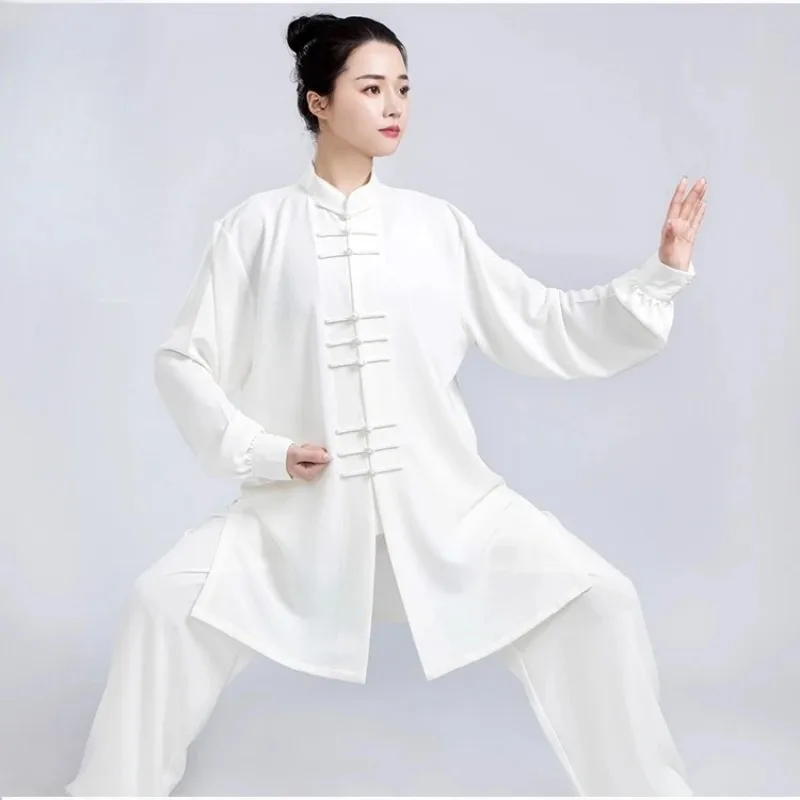 

Tai Chi Kung Fu Suit Chinese Traditional Martial Arts Uniform for Women and Men Fluid Drape Breathable & Comfortable