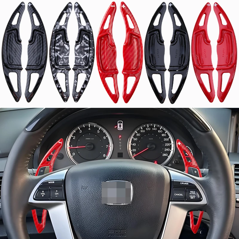 Car Steering Wheel Shift Paddle Shifter For Honda Accord Euro 8th 2008 2009 2010 2011 2012 Odyssey Acura ILX