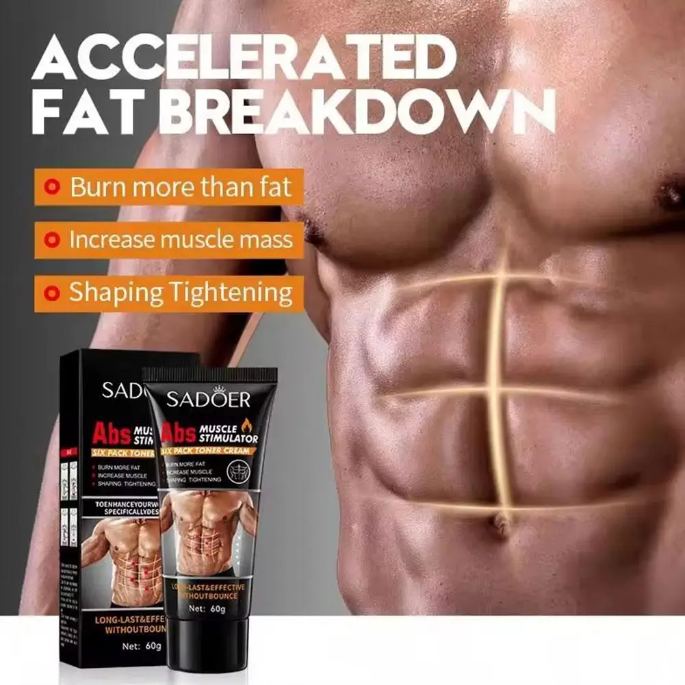 Abdominal Muscle Stimulator Cream Fat Burning Abdominal Shaping Heat Cream Muscle Tightening Body Workout Massage Cream view 4