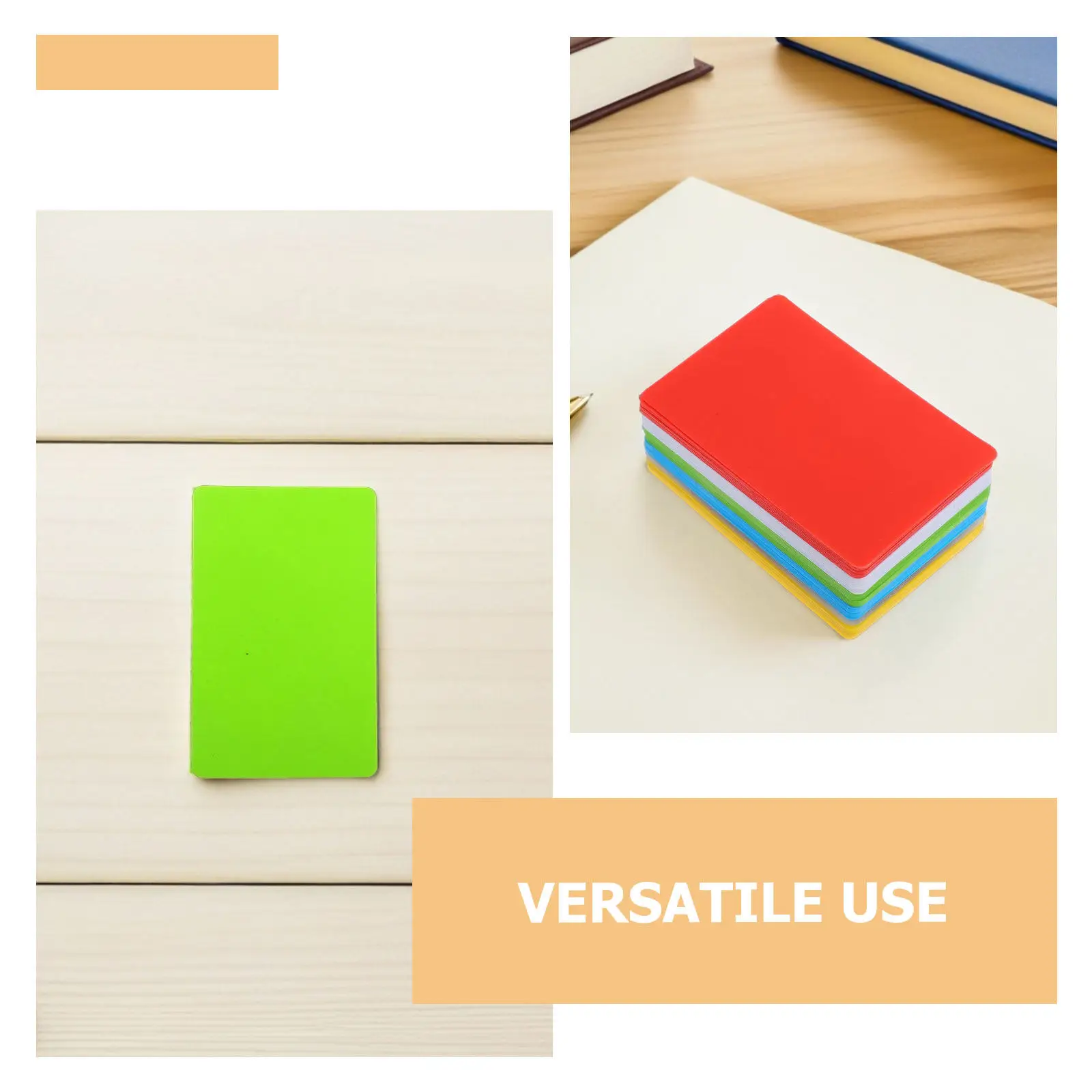 72 Cartões Plásticos em Branco Foscos à Prova d'Água para Impressão Dupla Face, Crachá de Identificação Empresarial, DIY, Jogo de Cartas .4x2.1 polegadas