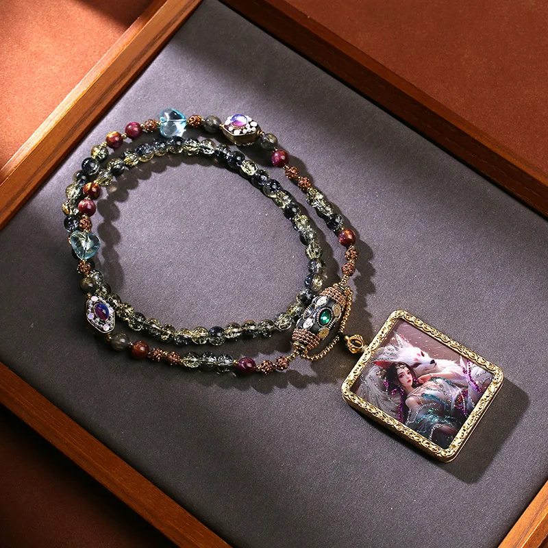 thangka-tibetano-semimanual-pintado-en-oro-collar-con-colgante-de-estilo-etnico-para-llevar-personalmente
