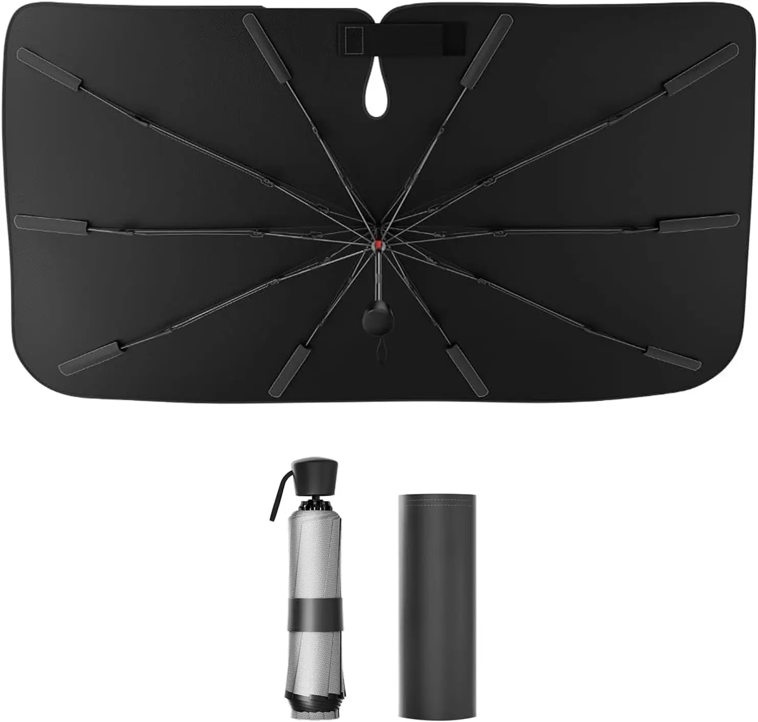 

2026 Upgraded Windshield Sun Shade Umbrella - Custom Fit for Tacoma 2016-2026
