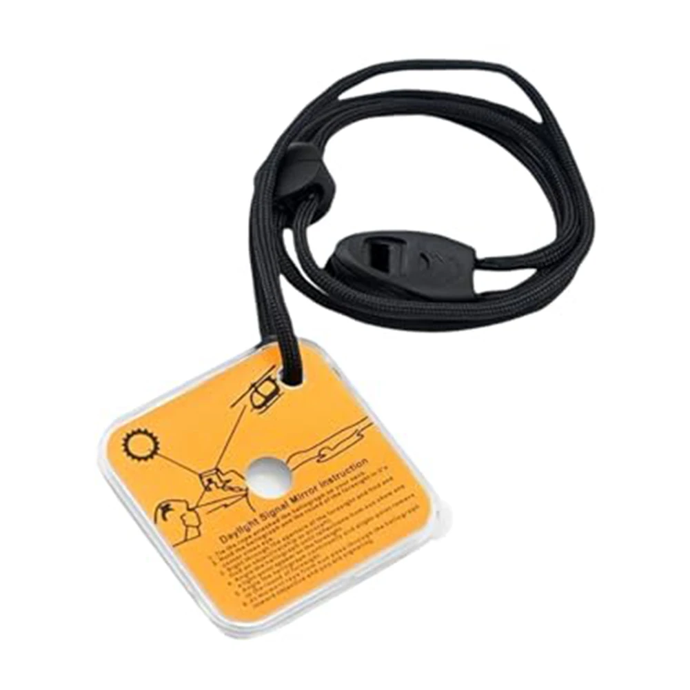 Outdoor Survival Spiegel Sonnenlicht Reflektor Multi-funktion Signal Spiegel Für Wandern Camping Notfall Tageslicht Reflektierende Werkzeug