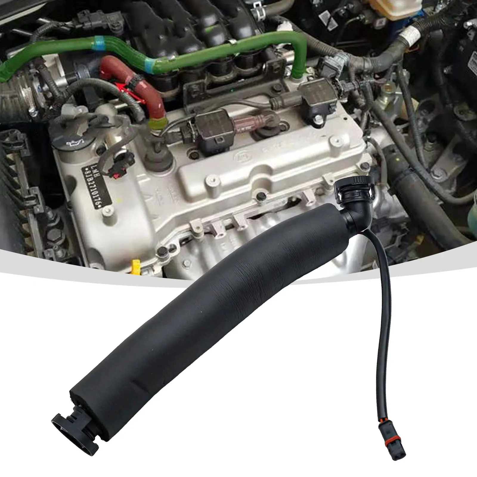 

11157522931 Вентиляционный шланг картера Ремонт автомобиля Обслуживание двигателя Оптимальная производительность двигателя Устойчивость к ржавчине для BMW 330xi