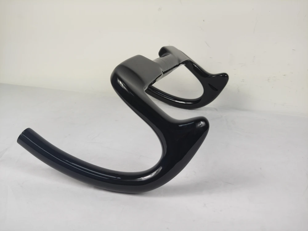 BIKEDOC TB28 Carbon Bunch Bar Toray 700 Track Bar für Vorder- und Hinterradbremsen, Fixie Carbon Lenker, UD glänzender Dropbar – Detail 22
