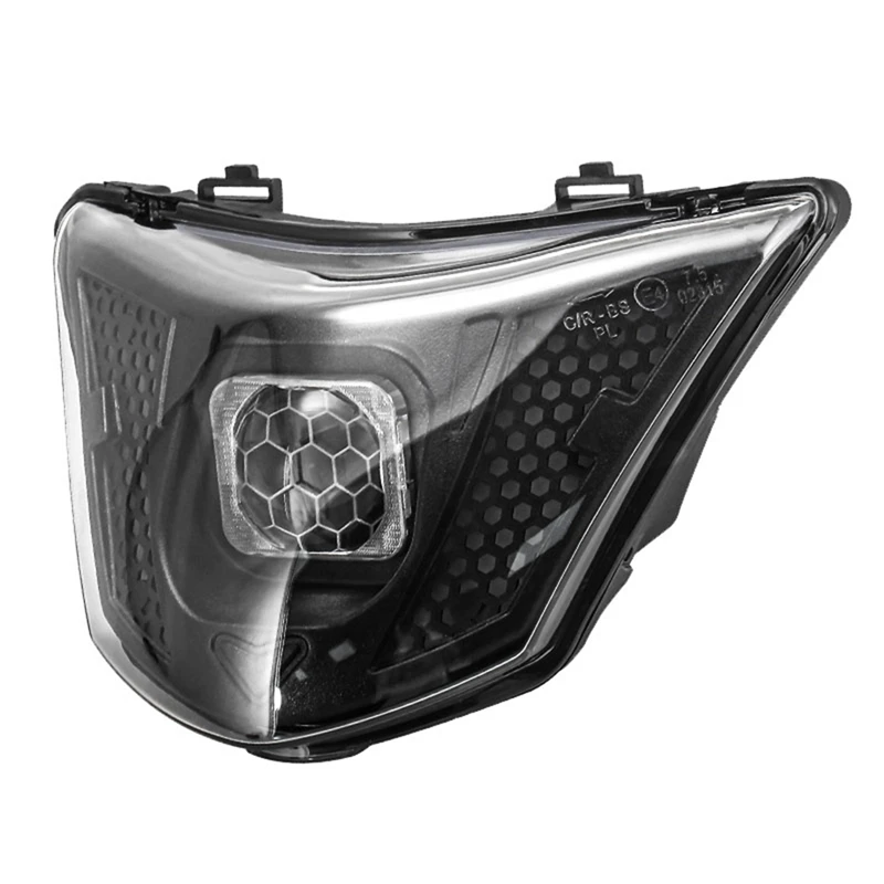 Motorcycle Headlight LED Running Lights Fairing 12V 25W For Yamaha LC135 V1 135GP Head Light Lamp Mask Lens Cover