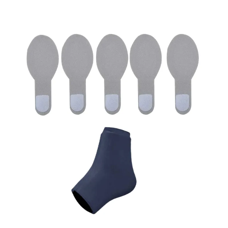 Kit d'équipement de protection des articulations de la cheville, élastique, froid, chaud, double usage, Gel solide, protection de la cheville, sangle de renfort réglable pour les doigts