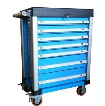 Automative Storage Tool Box Mobile Tool Trolley Metal Toolbox 7 Drawers With 255 units Tools