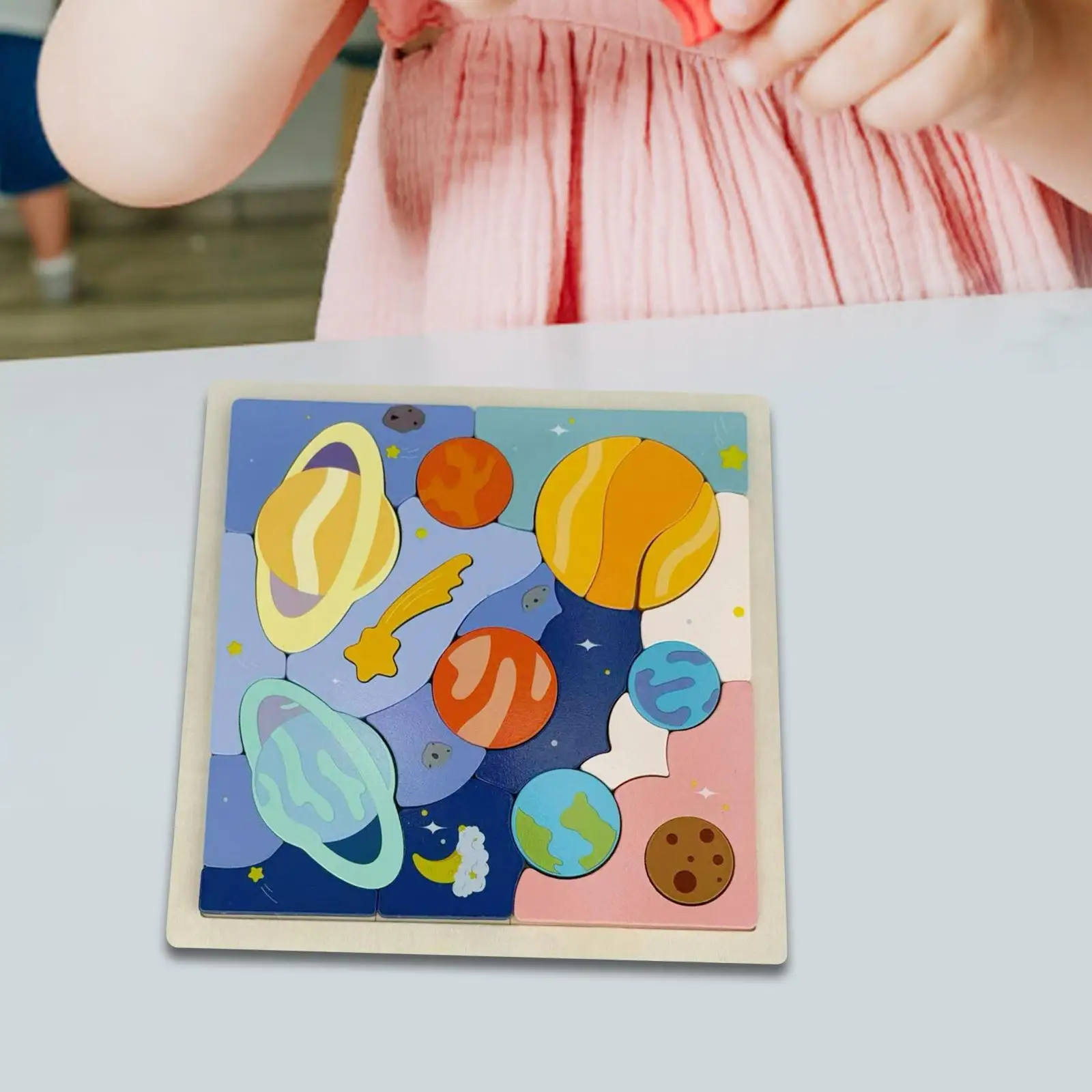 Holzpuzzles für Kinder, Früherziehung, Spielzeug, Form, passendes Spiel, Vorschule