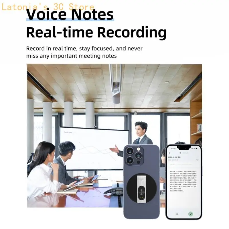 Travel Translator Device with Conversation Support, Photo Reading, Voice Note Review and Stand for Phone Paired Use X3UB