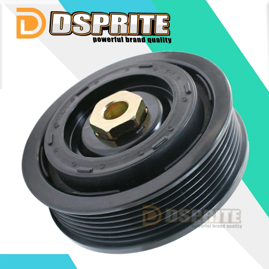 Polia do conjunto da embreagem do compressor, 7E0820803J, apto para AMAROK T5 S1B 2.0, 7E0820803, 7E0820803F