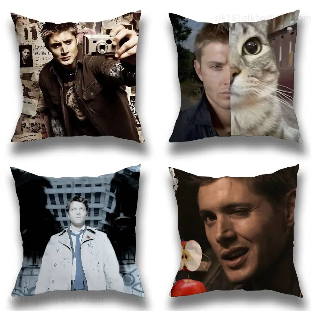 

Наволочка «Сверхъестественное» из сериала, наволочка с защитой от пыли, невидимая молния, шелковистая короткая плюшевая наволочка для дивана
