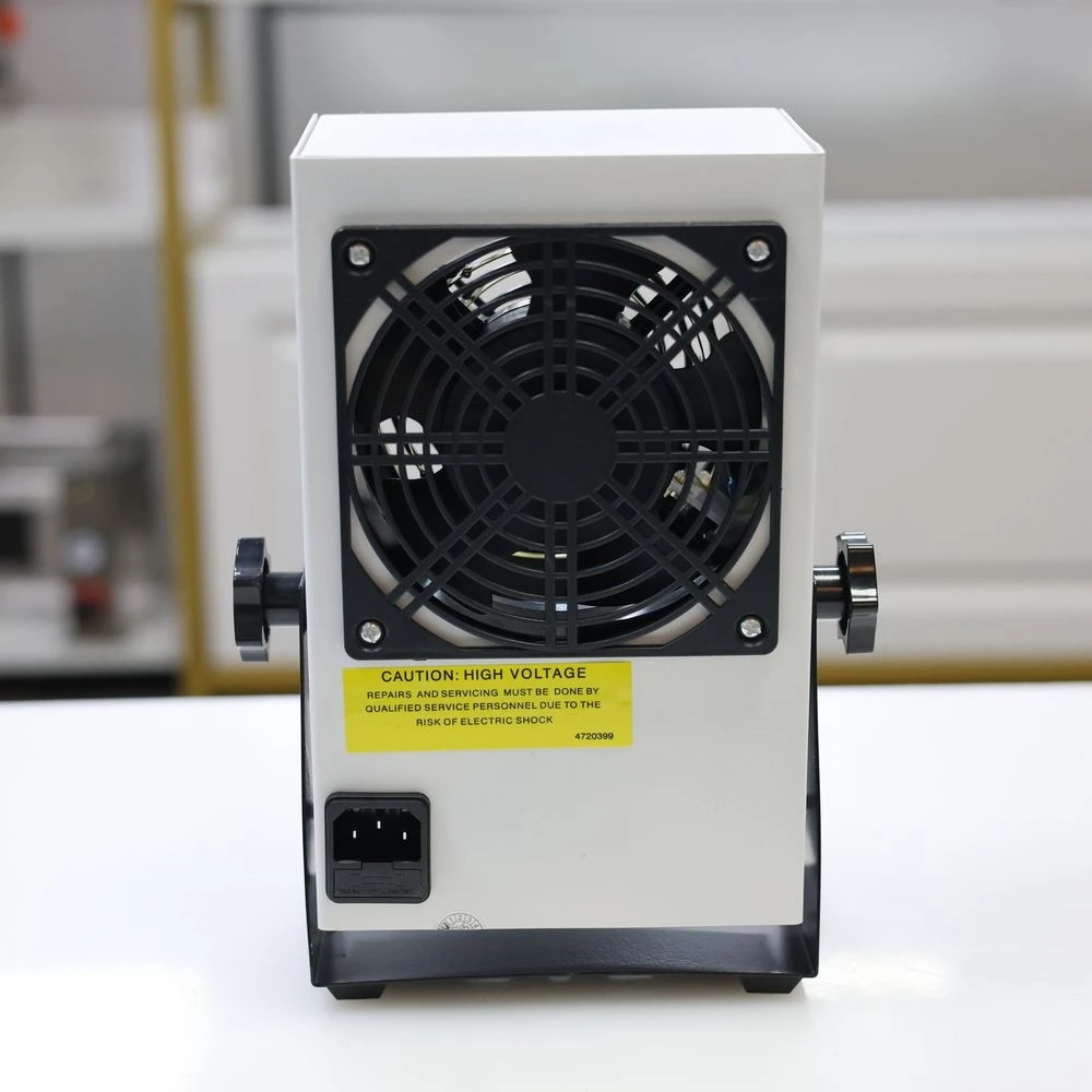 مروحة منفاخ الهواء المؤين معدات إزالة الأيونات المضادة للكهرباء الساكنة SL028 ESD مروحة إزالة الأيونات لسطح المكتب SIMCO