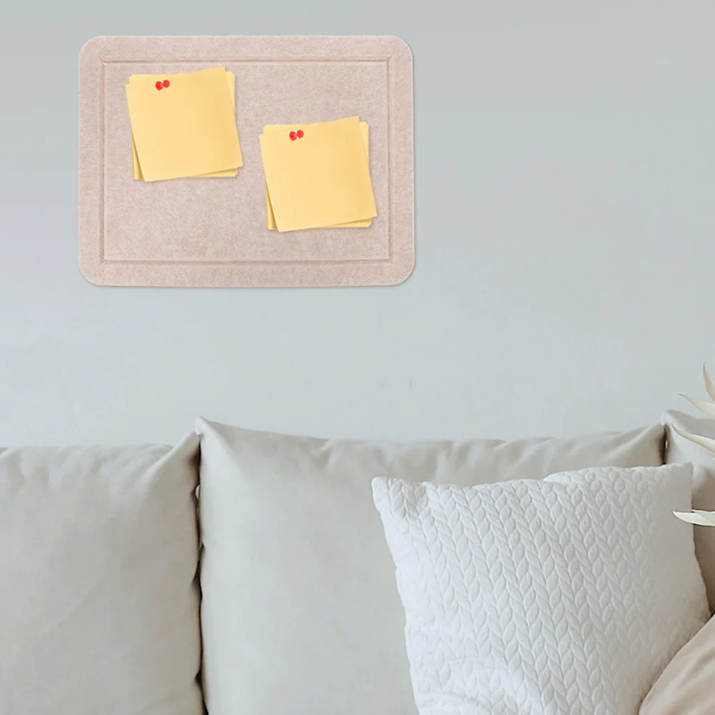

2pcs Felt Bulletin Board 40x30cm Wall Mount Notice Board for Home Office School Decor ganizer Pin Boards
