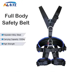 Five Point Work Safety Belt CE High-altitude Full Body Harness Rock Climbing Training Rescue Electrician Construction Equipment